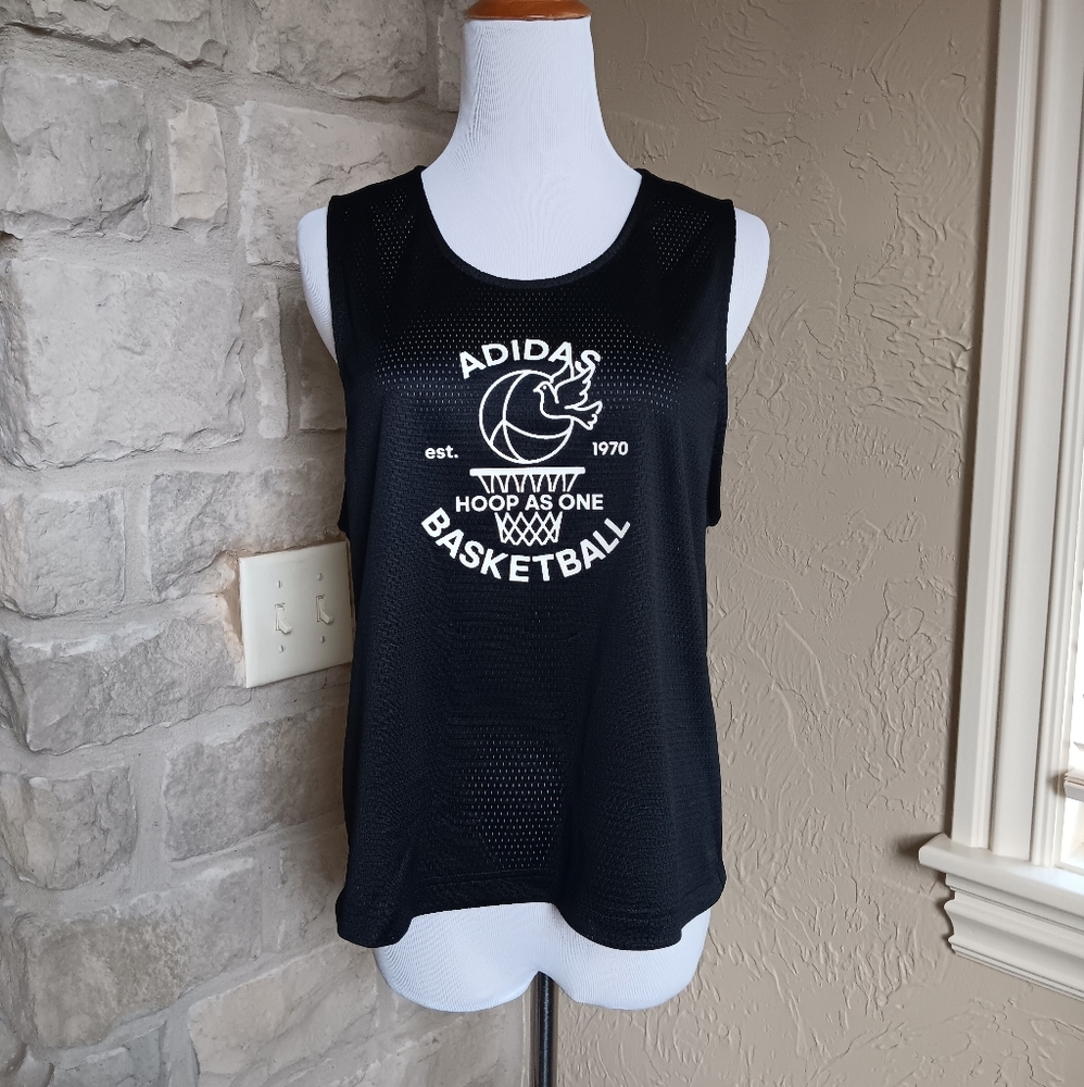 NWT Adidas Women's Select Jersey Hoop  As One Basketball Tank Top HZ9920  Size S